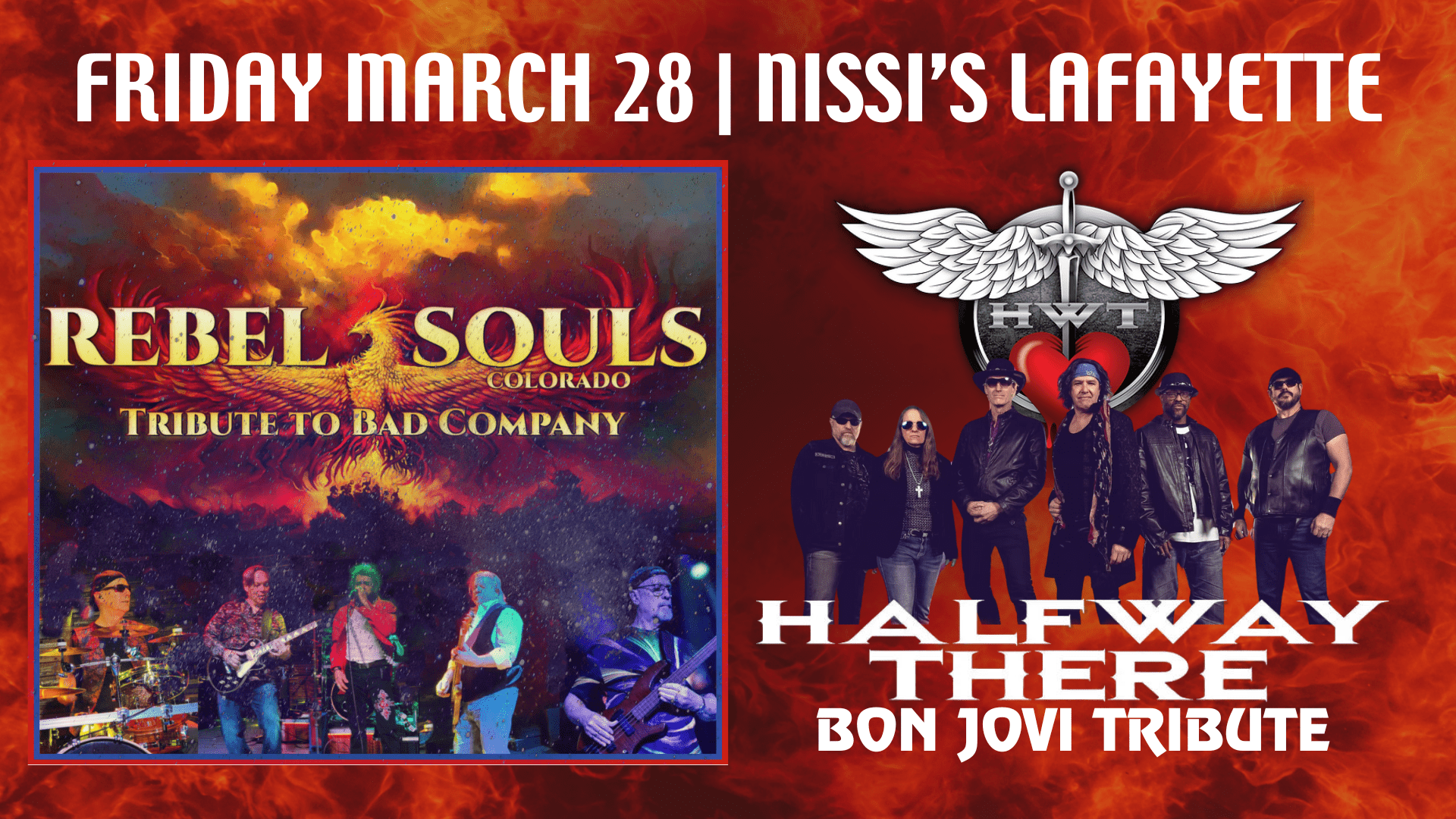 Rebel Souls “Bad Company” & Halfway There “Bon Jovi